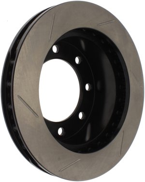 Ford F-350 Super Duty Brake Rotor (1) - Front Left - Stoptech - Slotted Sport Rotors Cryo - Black - `99-`04