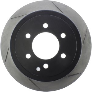 Ford F-150 Brake Rotor (1) - Rear Left - Stoptech - Slotted - Black - `04-`11