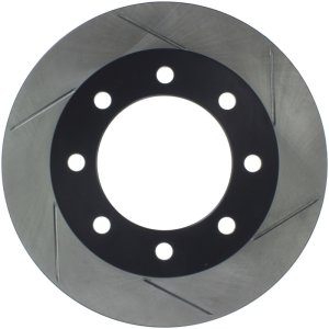 Ford F-350 Super Duty Brake Rotor (1) - Front Left - Stoptech - Sport Slotted - Black - `05-`12 Ford F-350 Super Duty Brake Rotor (1) - Front Left - Stoptech - Sport Slotted - Black - `05-`12