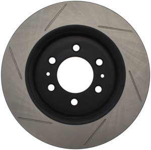 Ford Expedition Brake Rotor (1) - Front Left - Stoptech - Slotted Sport - Black - `07-`20