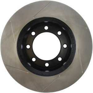 Ford F-450 Super Duty Brake Rotor (1) - Front Left - Stoptech - Slotted Sport - Black - `13-`16