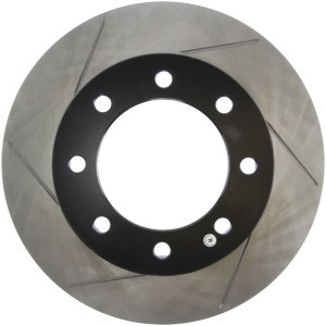 Ford F-350 Super Duty Brake Rotor (1) - Front Right - Stoptech - Slotted Sport Rotors - Black - `12-`20 Ford F-350 Super Duty Brake Rotor (1) - Front Right - Stoptech - Slotted Sport Rotors - Black - `12-`20