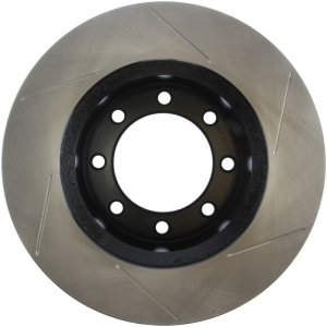 Ford F-350 Super Duty Brake Rotor (1) - Front Right - Stoptech - Slotted Sport Rotors - Black - `12-`20