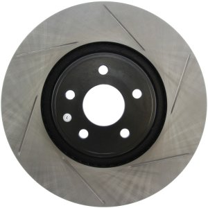 Ford Focus Brake Rotor (1) - Front Left - Stoptech - Slotted Sport Rotor - Black E-Coated - `13-`18