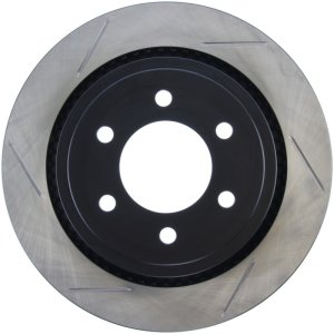 Ford F-150 Brake Rotor (1) - Rear Right - Stoptech - Sport Slotted - Black - `15-`17