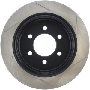 Ford F-150 Brake Rotor (1) - Rear Right - Stoptech - Sport Slotted - Black - `15-`17