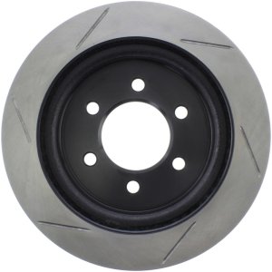 Ford F-150 Brake Rotor (1) - Rear Left - Stoptech - Slotted Sport - Black - `18-`20