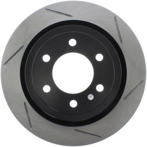 Ford F-150 Brake Rotor (1) - Rear Left - Stoptech - Slotted Sport - Black - `18-`20