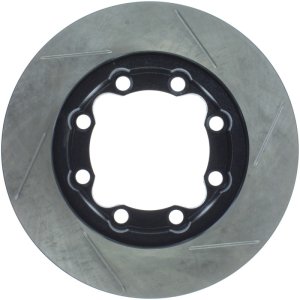 GMC K3500 Brake Rotors (1) - Front Right - Stoptech - Slotted Sport - Black - `92-`00