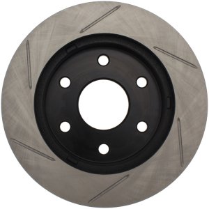GMC Savana 1500 Brake Rotor (1) - Front Left - Stoptech - Slotted - Black - `03-`08