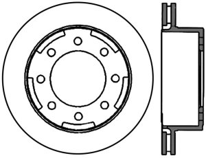 GMC Savana 4500 Brake Rotor (1) - Rear Right - Stoptech - Sport Slotted Cryo - Black E-coated - `09-`17 GMC Savana 4500 Brake Rotor (1) - Rear Right - Stoptech - Sport Slotted Cryo - Black E-coated - `09-`17