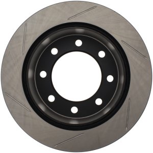 Chevrolet Express Brake Rotor (1) - Rear Left - Stoptech - Slotted Sport - Black - `03-`16