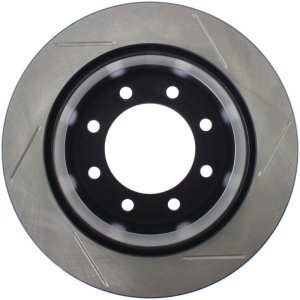 GMC Savana 3500 Brake Rotor (1) - Rear Right - Stoptech - Slotted Sport - Black - `03-`08