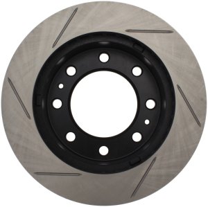 Chevrolet Silverado 3500 HD Brake Rotor (1) - Front Left - Stoptech - Slotted Sport - Black - `07-`10