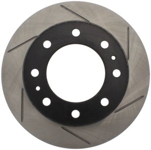 GMC Savana 4500 Brake Rotor (1) - Front Left - Stoptech - Slotted Sport - Black - `09-`19