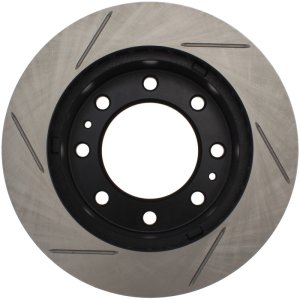 Chevrolet Express Cargo Brake Rotor (1) - Front Right - Stoptech - Slotted - Black - `14-`17