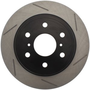 Chevrolet Silverado 1500 Classic Brake Rotors (1) - Rear Right - Stoptech - Slotted Sport - Black - 2007 Chevrolet Silverado 1500 Classic Brake Rotors (1) - Rear Right - Stoptech - Slotted Sport - Black - 2007