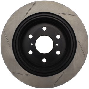 Chevrolet Suburban 1500 Brake Rotors (1) - Rear Right - Stoptech - Slotted Sport - Black - `07-`14