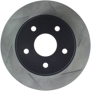 Dodge Durango Brake Rotor (1) - Front Left - Stoptech - Slotted Sport - Black - `04-`09 Dodge Durango Brake Rotor (1) - Front Left - Stoptech - Slotted Sport - Black - `04-`09
