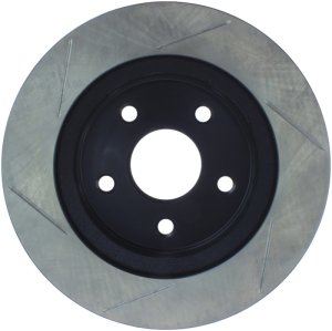 Ram 4000 Brake Rotor (1) - Front Left - Stoptech - Slotted Sport - Black - `16-`17