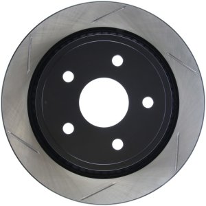 Dodge Dakota Brake Rotor (1) - Rear Right - Stoptech - Slotted - Black - `10-`12