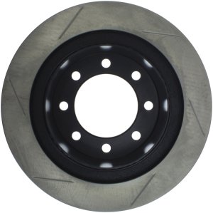 Dodge Ram 1500 Brake Rotor (1) - Rear Left - Stoptech - Slotted Sport - Black (E-Coated) - `06-`08