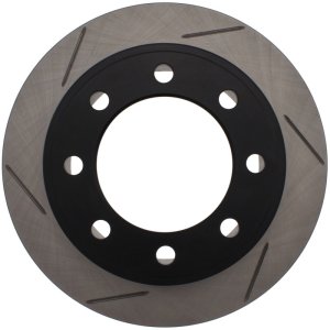Dodge Ram 3500 Brake Rotor (1) - Rear Right - Stoptech - Sport Slotted - Black E-Coated - `03-`08 Dodge Ram 3500 Brake Rotor (1) - Rear Right - Stoptech - Sport Slotted - Black E-Coated - `03-`08