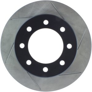Ram 3500 Brake Rotor (1) - Front Left - Stoptech - Slotted - Black - `11-`19