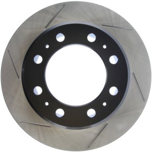 Dodge Ram 2500 Brake Rotor (1) - Front, Right - Stoptech - Slotted - Black - `09-`10 Dodge Ram 2500 Brake Rotor (1) - Front, Right - Stoptech - Slotted - Black - `09-`10