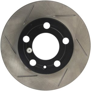 Volkswagen Polo Brake Rotor (1) - Rear Right - Stoptech - Slot/Drill Rotor - Black - `03-`18 Volkswagen Polo Brake Rotor (1) - Rear Right - Stoptech - Slot/Drill Rotor - Black - `03-`18