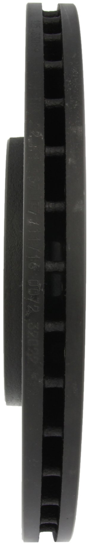 Volkswagen Beetle Brake Rotor (1) - Front Left - Stoptech - Slotted & Drilled - Black - `99-`11