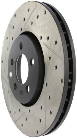 Volkswagen Golf Brake Rotors (2) - Stoptech - Drilled & Slotted - `98-`06