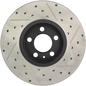 Volkswagen Polo Brake Rotors (2) - Stoptech - Drilled & Slotted - `03-`19