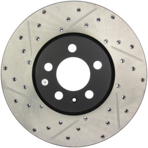 Volkswagen Vento Brake Rotors (2) - Stoptech - Drilled & Slotted - `18-`19