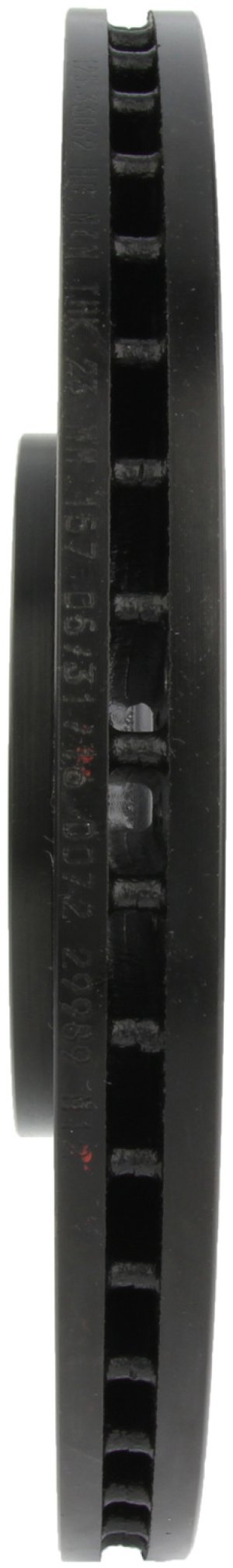 Audi A1 Brake Rotor (1) - Front Left - Stoptech - Slotted & Drilled Sport - Black - `15-`19