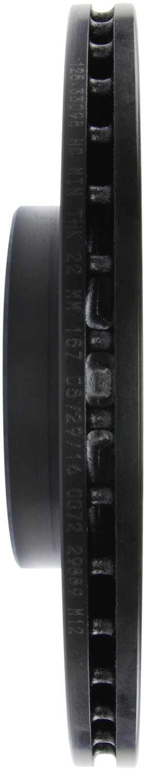 Volkswagen Passat Brake Rotors (1) - Front Right - Stoptech - Slotted & Drilled Sport - Black - `06-`21