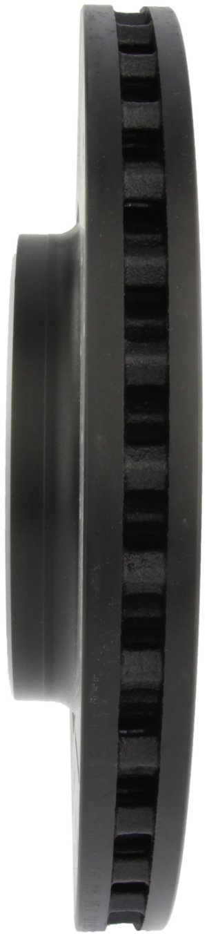 Audi A5 Brake Rotor (1) - Front Left - Stoptech - Sport Drilled & Slotted - Black - `10-`11