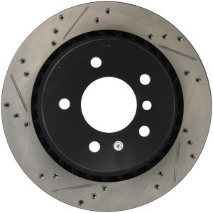 BMW Z3 Brake Rotors (2) - Rear Right - Stoptech - Drilled & Slotted Sport - Black - `98-`02 BMW Z3 Brake Rotors (2) - Rear Right - Stoptech - Drilled & Slotted Sport - Black - `98-`02