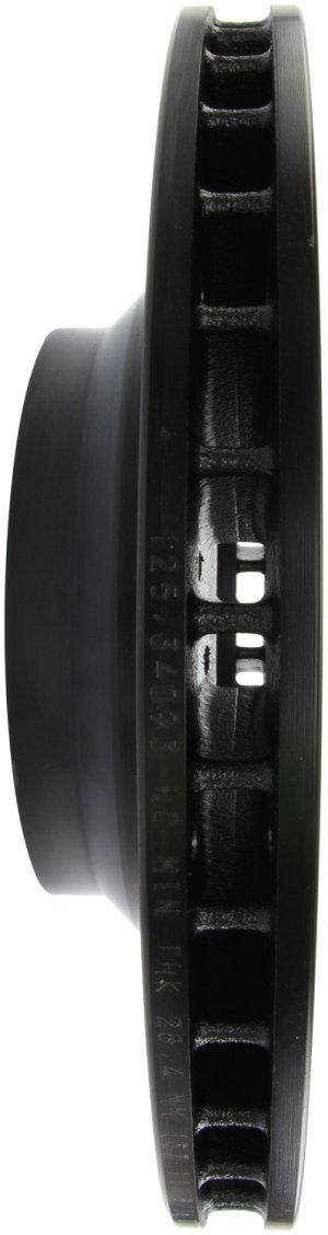 BMW X1 Brake Rotor (1) - Front Left - Stoptech - Slotted & Drilled - Black - `11-`15