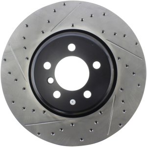 BMW 4 Series Brake Rotor (1) - Rear Right - Stoptech - Drilled & Slotted Sport Rotor - `15-`16