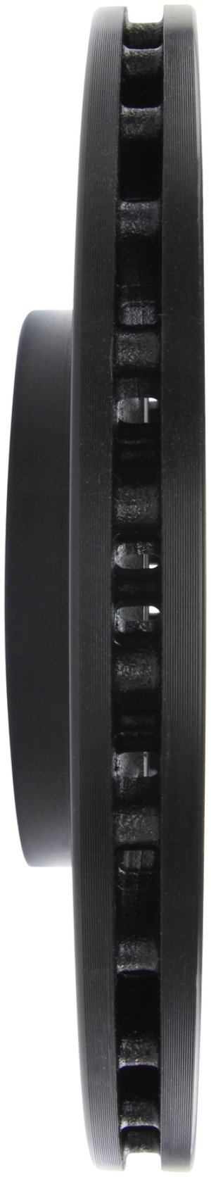 Acura TL Brake Rotor (1) - Front Right - Stoptech - Slotted & Drilled - Black - `04-`08