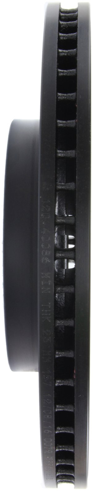 Honda Accord Brake Rotor (1) - Front Left - Stoptech - Slotted & Drilled - Black - `13-`20