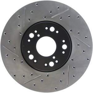 Lexus GS400 Brake Rotor (1) - Front Right - Stoptech - Drilled & Slotted - `98-`00