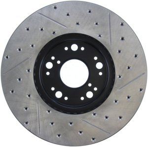 Lexus SC400 Brake Rotor (1) - Front Right - Stoptech - Drilled & Slotted - `92-`00