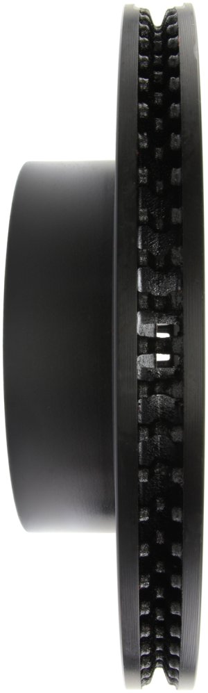 Toyota Land Cruiser Brake Rotor (1) - Front Left - Stoptech - Drilled & Slotted - Black - `08-`19