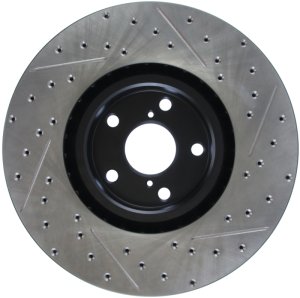 Lexus GS300 Brake Rotor (1) - Front Right - Stoptech - Drilled & Slotted - `18-`19