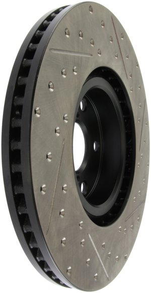 Lexus RC Brake Rotor (1) - Front Right - Stoptech - Drilled & Slotted - 2017