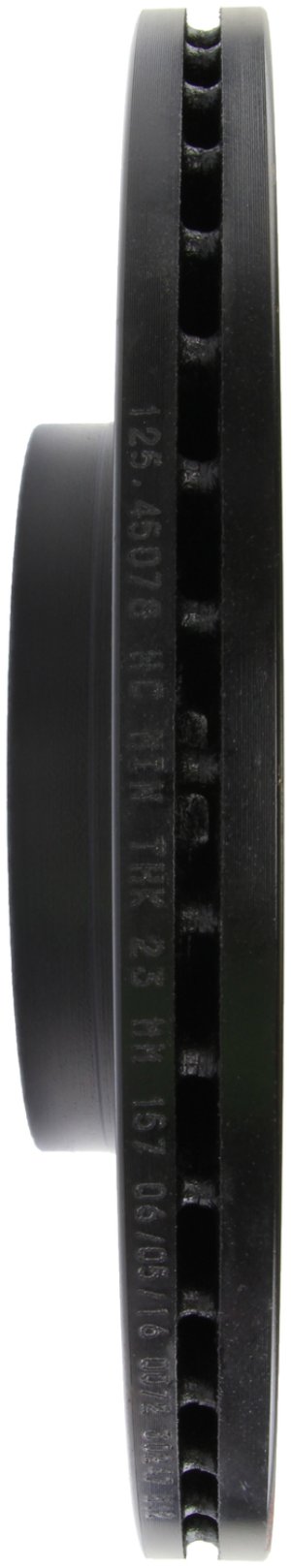 Mazda 3 Brake Rotors (1) - Front Right - Stoptech - Drilled & Slotted - Black - `07-`09