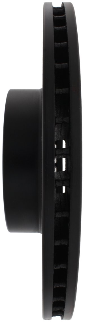 Subaru Baja Brake Rotor (1) - Front Right - Stoptech - Slotted & Drilled - Black E-Coated - `03-`06