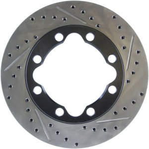 GMC K3500 Brake Rotor (1) - Front Left - Stoptech - Drilled & Slotted - `92-`00